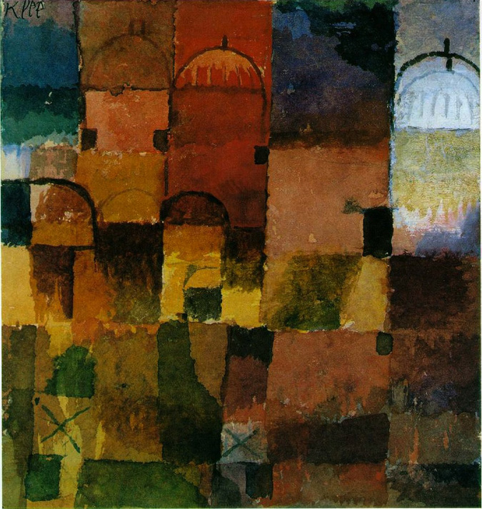 Image of "Red and White Domes" - 1914