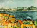 The Bay from L'Estaque, Cezanne, 1886