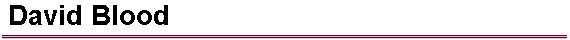 David Blood
