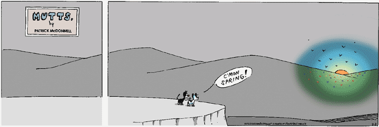 Mutts 'spring' comic strip