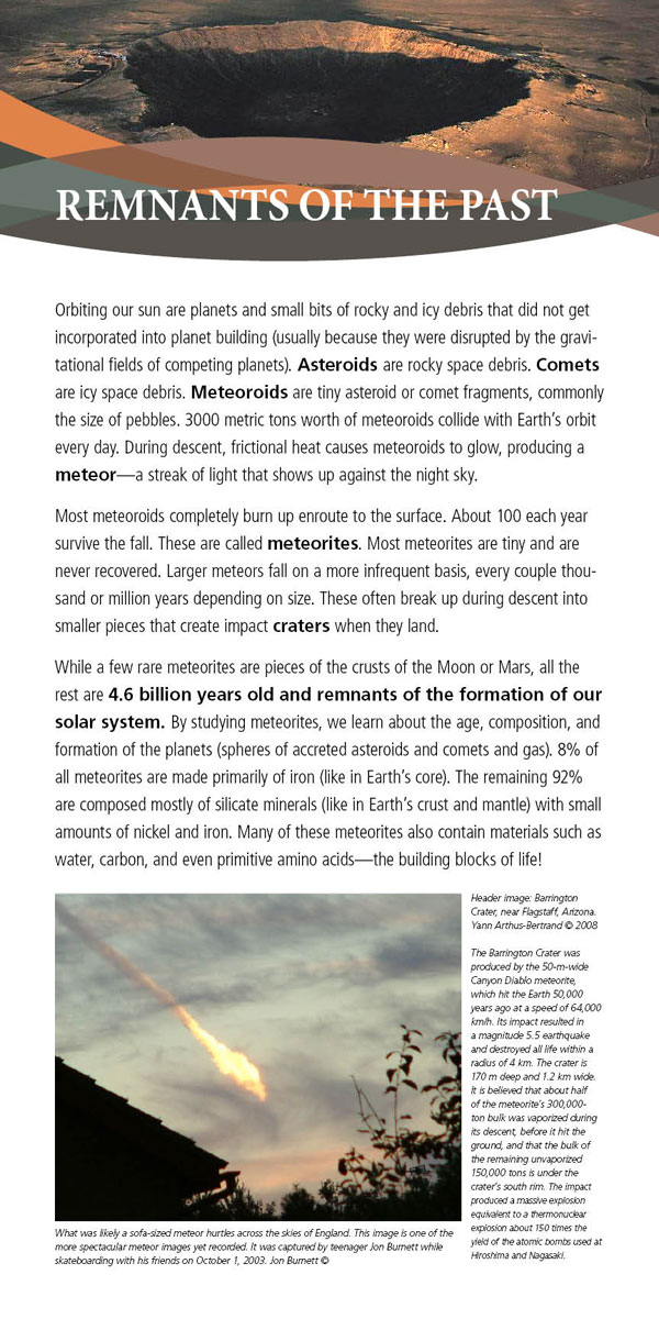 Photo of the panel from the exhibit.