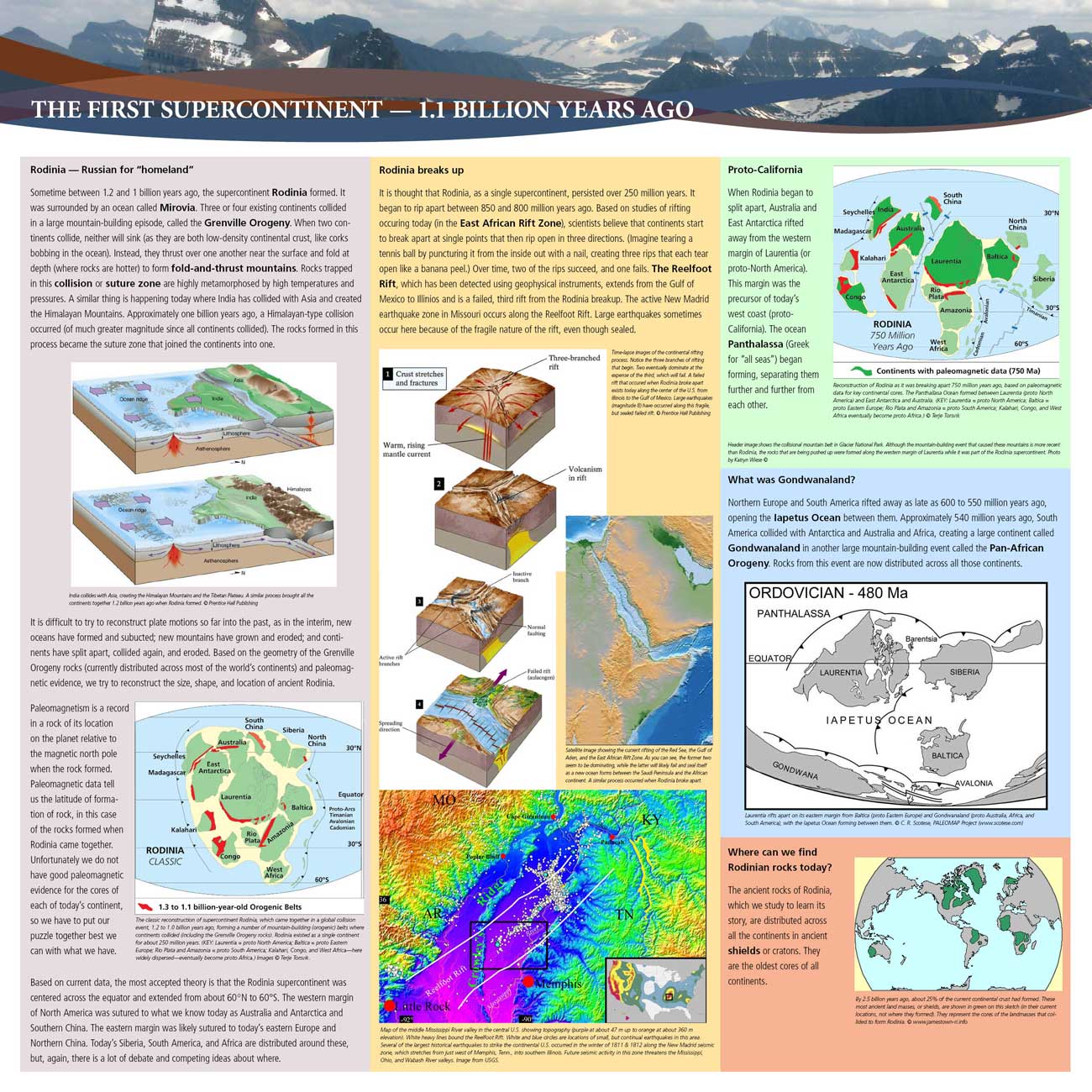 Photo of the panel from the exhibit.