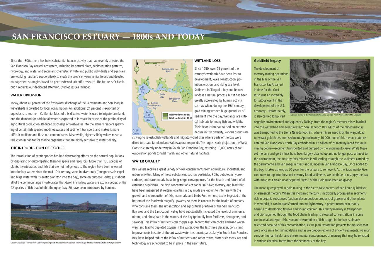 Photo of the panel from the exhibit.