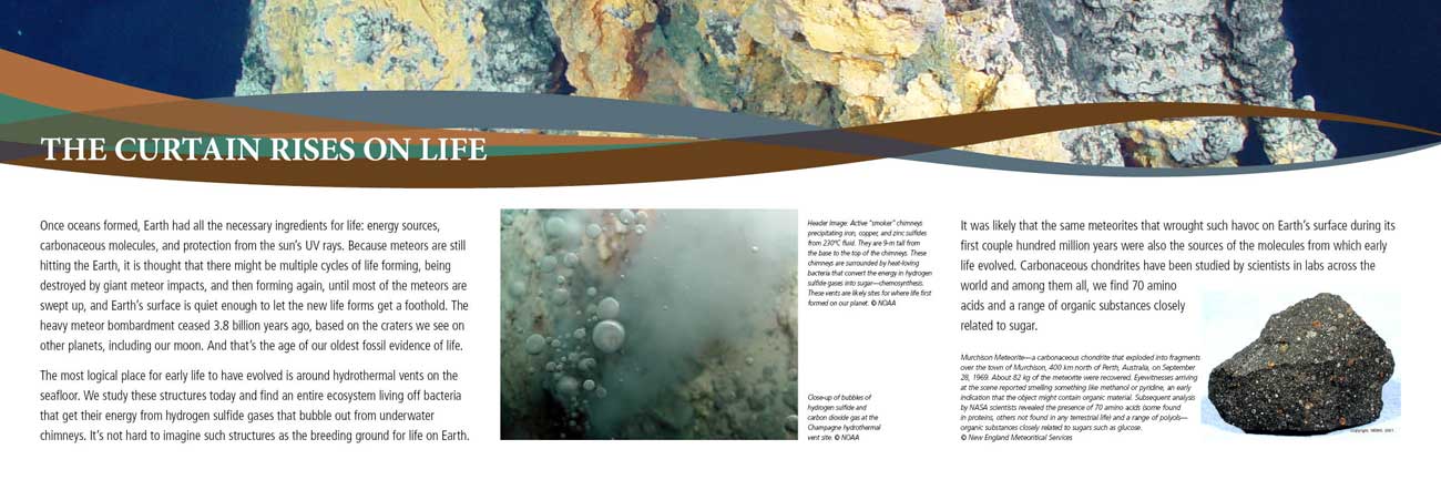 Photo of the panel from the exhibit.