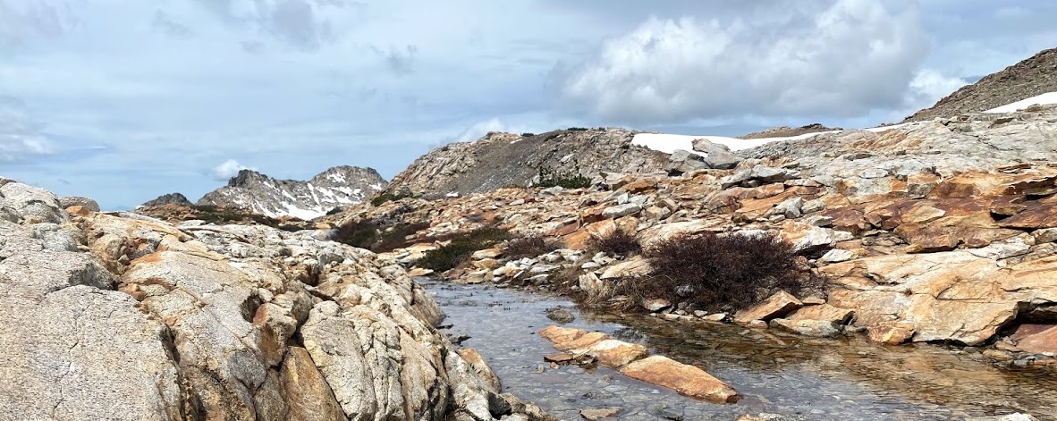 Rocks in mountains.