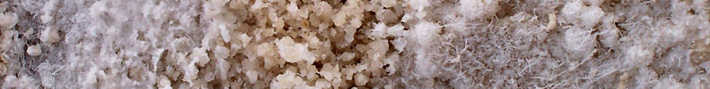 Salt crystals. Salt crystals.