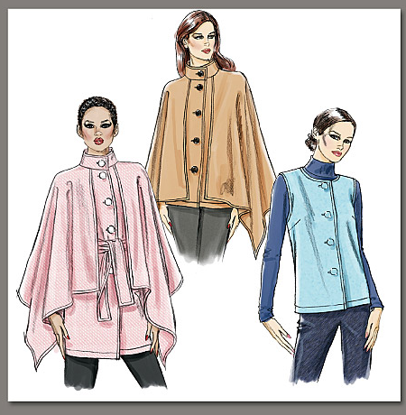 V8674 Misses' Jacket & Belt