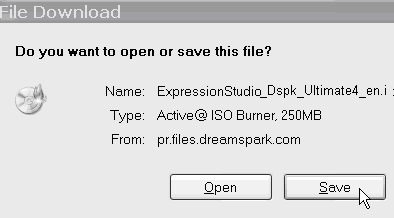 save the file