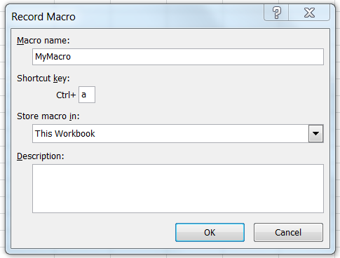 macro dialog macro dialog